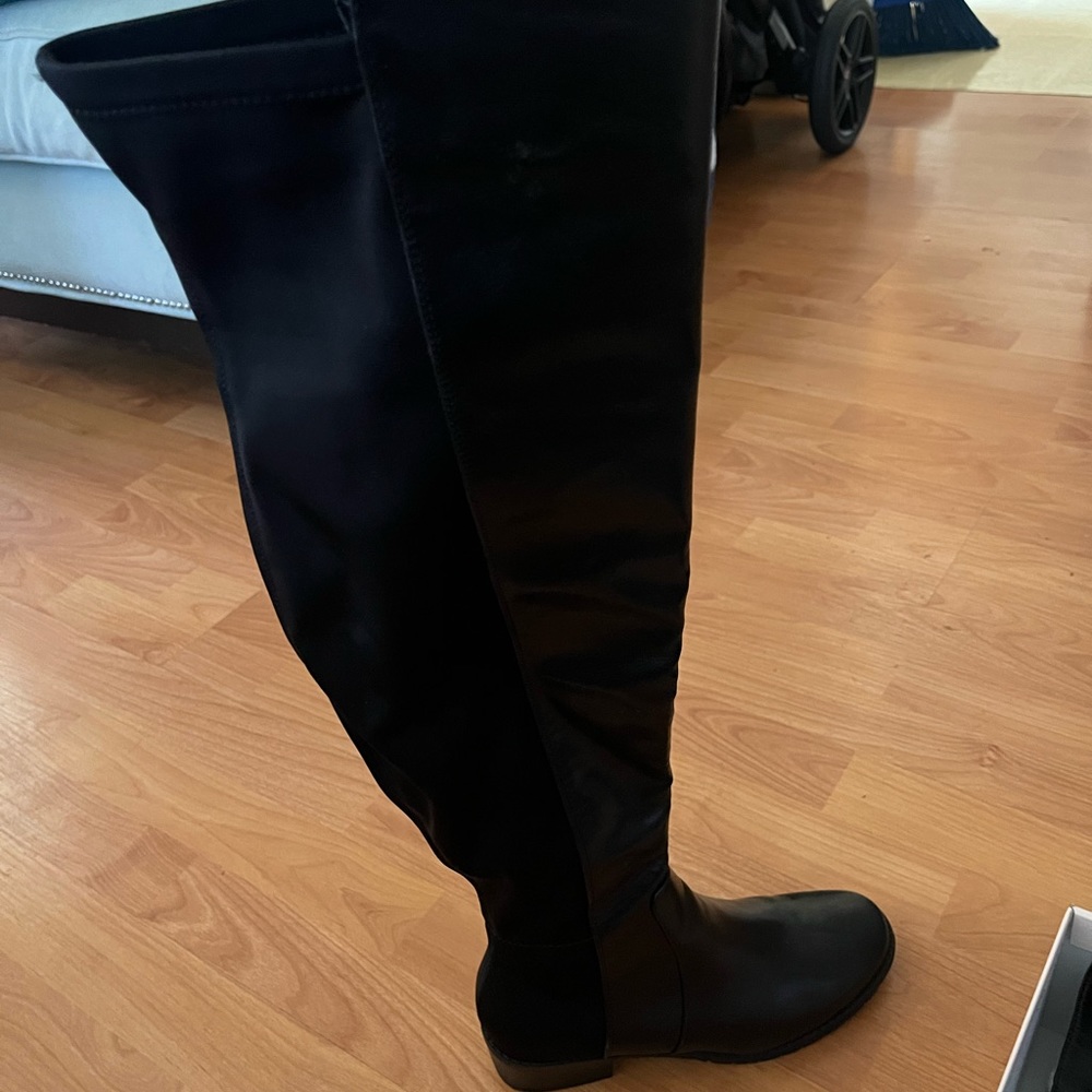 Hannah Over the Knee Black Boot Size 9